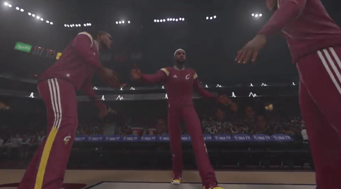 The new NBA 2K15 intro for the Cavs is out and it kind of sucks