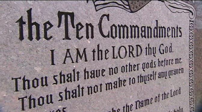 High school kid from Marion, OH is refusing to do homework because the Ten Commandments aren’t displayed