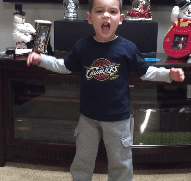 Move over Ahmaad, the Cavs found their new PA announcer and he’s only 4 years old