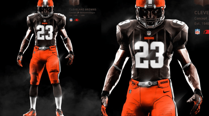 This re-imagined jersey proves that maybe the Browns logo isn’t so bad after all