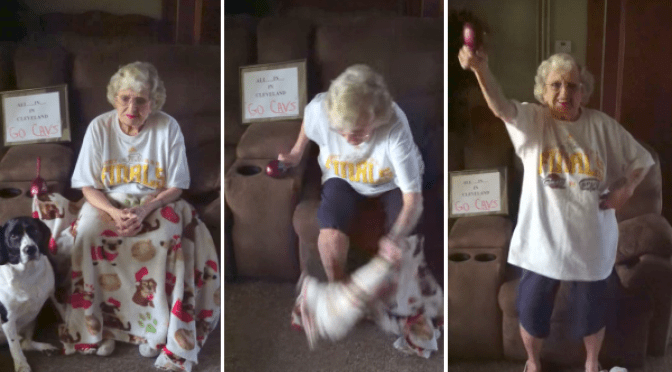 This 98 year old Cavs fan grandma is what we should all strive to be when we grow up