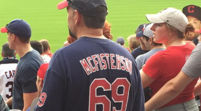 Fisty McFisterson 69 was in the house at the Tribe game last night