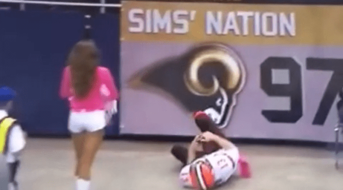 Josh McCown Ran Into A Wall And Fell.