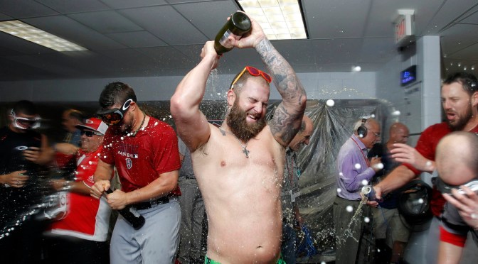 Mike Napoli facts: Grows a good beard. Likes drinking. Is an Indian.
