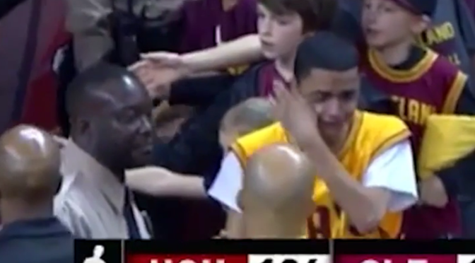 Cavs Fan Is Caught On Live TV Bawling After Last Night’s Loss To The Rockets