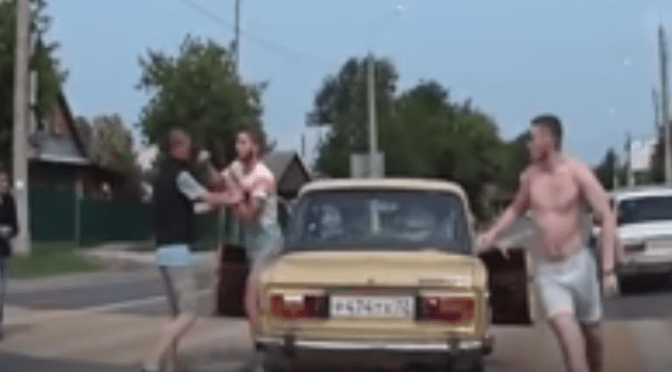 Mishmash- Road rage knockout; Man has boxing match with bear; Wal Mart brawl; News blooper boner